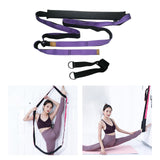 Maxbell Leg Stretcher Strap Gymnastics Stretching Band Backbend Assist for Yoga purple