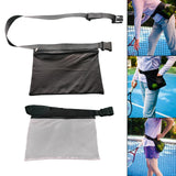 Maxbell Tennis Ball Holder Pickleballs Waist Hip Training Bag Pouch Women Men Sack Black