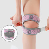 Maxbell Patellar Tendon Support Strap Brace Pad for Running Volleyball Pink