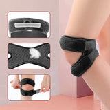 Maxbell Patellar Tendon Support Strap Brace Pad for Running Volleyball Black