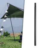 Maxbell Tent Poles Rods 4 Sections Durable Universal for Activities Tarp Outdoor Dia 25mm