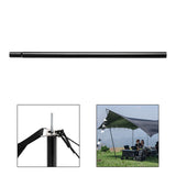 Maxbell Tent Poles Rods 4 Sections Durable Universal for Activities Tarp Outdoor Dia 25mm