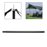 Maxbell Tent Poles Rods 4 Sections Durable Universal for Activities Tarp Outdoor Dia 25mm