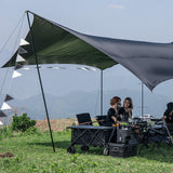 Maxbell Tent Poles Rods 4 Sections Durable Universal for Activities Tarp Outdoor Dia 25mm