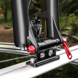 Maxbell Bicycle Front Fork Versatile Aluminum Alloy Bike Fork Mount for Trailer Black
