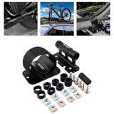 Maxbell Bike Fork Mount Car Rooftop Carrier Holder Bike Stand Aluminum Alloy Bracket Black