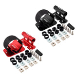 Maxbell Bike Fork Mount Car Rooftop Carrier Holder Bike Stand Aluminum Alloy Bracket Black