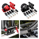 Maxbell Bike Fork Mount Car Rooftop Carrier Holder Bike Stand Aluminum Alloy Bracket Black