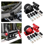 Maxbell Bike Fork Mount Car Rooftop Carrier Holder Bike Stand Aluminum Alloy Bracket Black