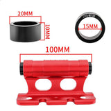 Maxbell Bike Fork Mount Car Rooftop Carrier Holder Bike Stand Aluminum Alloy Bracket Red
