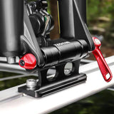 Maxbell Bike Fork Mount Car Rooftop Carrier Holder Bike Stand Aluminum Alloy Bracket Red