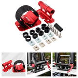 Maxbell Bike Fork Mount Car Rooftop Carrier Holder Bike Stand Aluminum Alloy Bracket Red