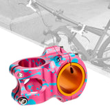 Maxbell Strong Bike Short Stem 28.6mm MTB Road Bicycle Repair 31.8 Handlebar Stem Rose Red Blue