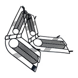 Maxbell Rear Seat Safety Net Durable High Performance Pinch Prevention for Bicycle