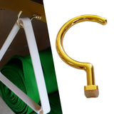 Maxbell Durable Snooker Billiard Table Board Cue Hook Pool Table Rack with Screws