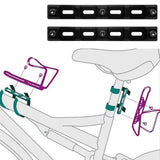 Maxbell Bicycle Water Bottle Cage Hole Adjuster, Folding Bike Bottle Holder Adapter
