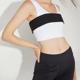 Maxbell Portable Sports Chest Belt Waistband Adjustable for Cycling Yoga Dark L