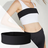 Maxbell Portable Sports Chest Belt Waistband Adjustable for Cycling Yoga Dark L