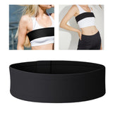 Maxbell Portable Sports Chest Belt Waistband Adjustable for Cycling Yoga Dark L