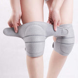 Maxbell Knee Brace Support Knee Pad Workout Squats for Basketball Fitness Running Gray