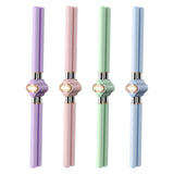 Maxbell Yoga Stick Open Shoulder Cross Training Stick for Sports Equipment Gym purple