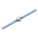 Maxbell Yoga Stick Open Shoulder Cross Training Stick for Sports Equipment Gym blue