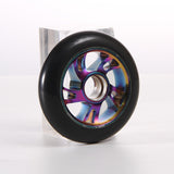 Maxbell Roller Skate Wheels Replacement Aluminium Alloy 100mm for Outdoor Longboard