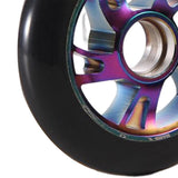 Maxbell Roller Skate Wheels Replacement Aluminium Alloy 100mm for Outdoor Longboard