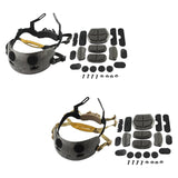 Maxbell Adjustable Helmet Liner Kit Internal Foam Protective Cushion for Fast Helmet Black