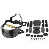Maxbell Adjustable Helmet Liner Kit Internal Foam Protective Cushion for Fast Helmet Black