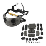 Maxbell Adjustable Helmet Liner Kit Internal Foam Protective Cushion for Fast Helmet Black