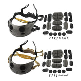 Maxbell Adjustable Helmet Liner Kit Internal Foam Protective Cushion for Fast Helmet Black