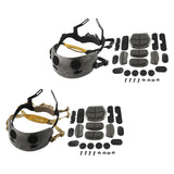 Maxbell Adjustable Helmet Liner Kit Internal Foam Protective Cushion for Fast Helmet Black