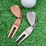 Maxbell Foldable Golf Divot Repair Tool Golfer Green Tool Accessories Bronze