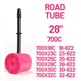 Maxbell Bike Inner Tube Sv Valve 65mm Replacement Accessories for Bicycle Liner Tire 700X 28in