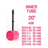 Maxbell Bike Inner Tube Sv Valve 65mm Replacement Accessories for Bicycle Liner Tire 406 20in
