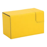 Maxbell Deck Case Durable Gathering Cards Sturdy Double Drawer card Yellow