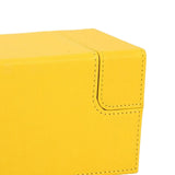 Maxbell Deck Case Durable Gathering Cards Sturdy Double Drawer card Yellow