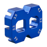 Maxbell Bike Spoke Wrench Spanner Repair Hand Tool Wheel Spoke Accessories Blue