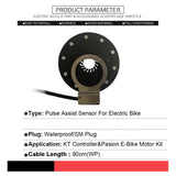 Maxbell Electric Bicycle Pedal Assist Sensor Pas System 10 Magnets Mountain Bike