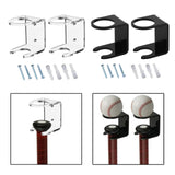 Maxbell 2x Baseball Holder Storage Rack Shelf Wall Mount Display Stand Organizer clear