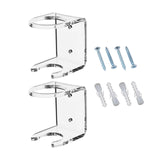 Maxbell 2x Baseball Holder Storage Rack Shelf Wall Mount Display Stand Organizer clear