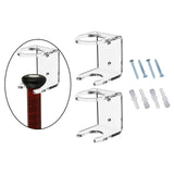 Maxbell 2x Baseball Holder Storage Rack Shelf Wall Mount Display Stand Organizer clear
