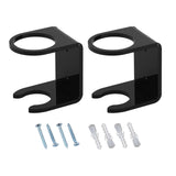 Maxbell 2x Baseball Holder Storage Rack Shelf Wall Mount Display Stand Organizer black