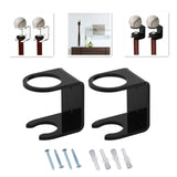 Maxbell 2x Baseball Holder Storage Rack Shelf Wall Mount Display Stand Organizer black
