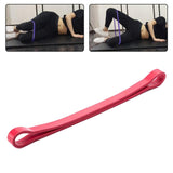 Maxbell Resistance Bands Workout Bands Fitness Exercise Non Slip Yoga Gym 61cmx1.3cmx0.45cm Red