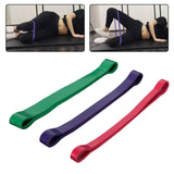 Maxbell Resistance Bands Workout Bands Fitness Exercise Non Slip Yoga Gym 61cmx1.3cmx0.45cm Red