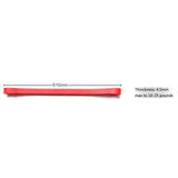 Maxbell Resistance Bands Workout Bands Fitness Exercise Non Slip Yoga Gym 61cmx1.3cmx0.45cm Red