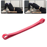 Maxbell Resistance Bands Workout Bands Fitness Exercise Non Slip Yoga Gym 61cmx1.3cmx0.45cm Red