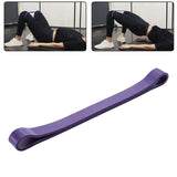 Maxbell Resistance Bands Workout Bands Fitness Exercise Non Slip Yoga Gym 61cmx1.9cmx0.45cm Purple